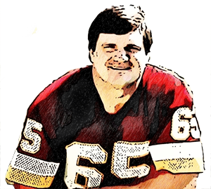 Dave Butz - NFL #65 Washington Redskins drawing image